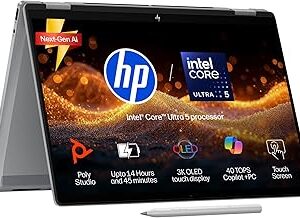 HP OmniBook X Flip 14-fm0058TU Next Gen AI PC, Silver