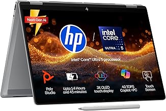 HP OmniBook X Flip 14-fm0058TU Next Gen AI PC, Silver